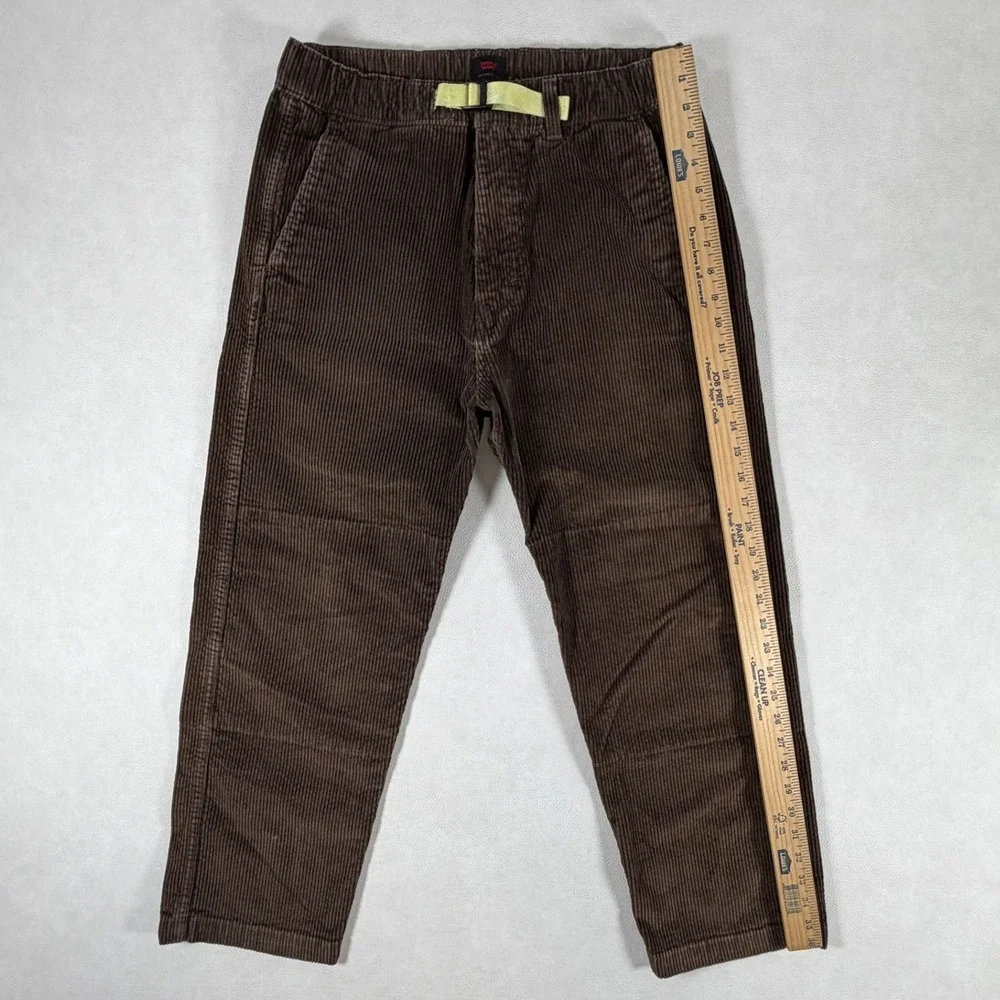 Levis Skateboard Quick Release Strong Corduroy Pants Cordura Brown Mens Medium